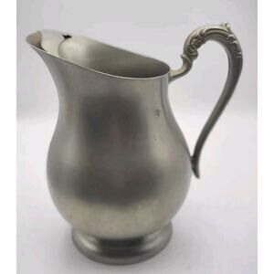 Vintage F B Rogers Provincetown Pewterlite Water Pitcher